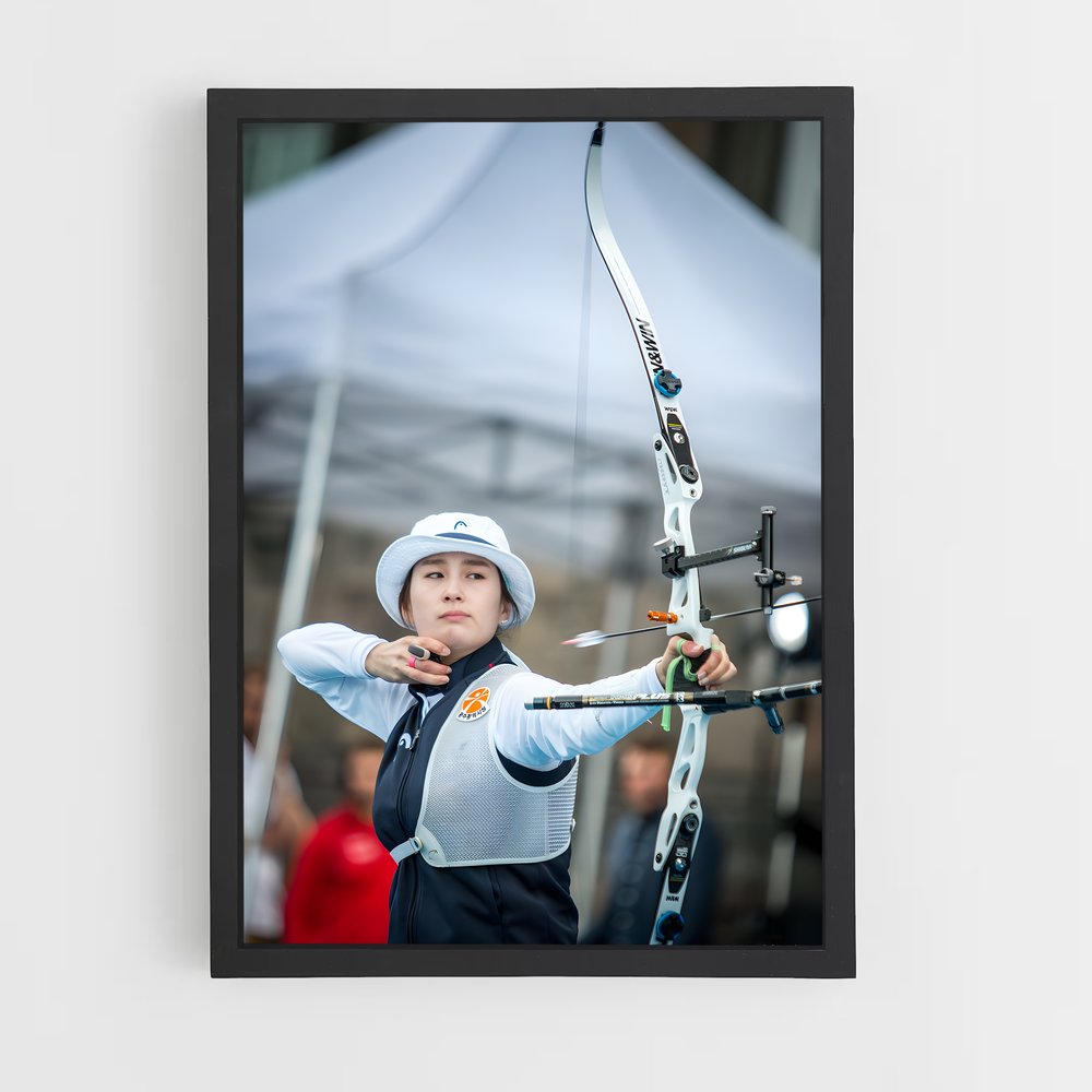 Poster À L'Arc et à la Flèche – affiche Tir à l’arc (vue 2)